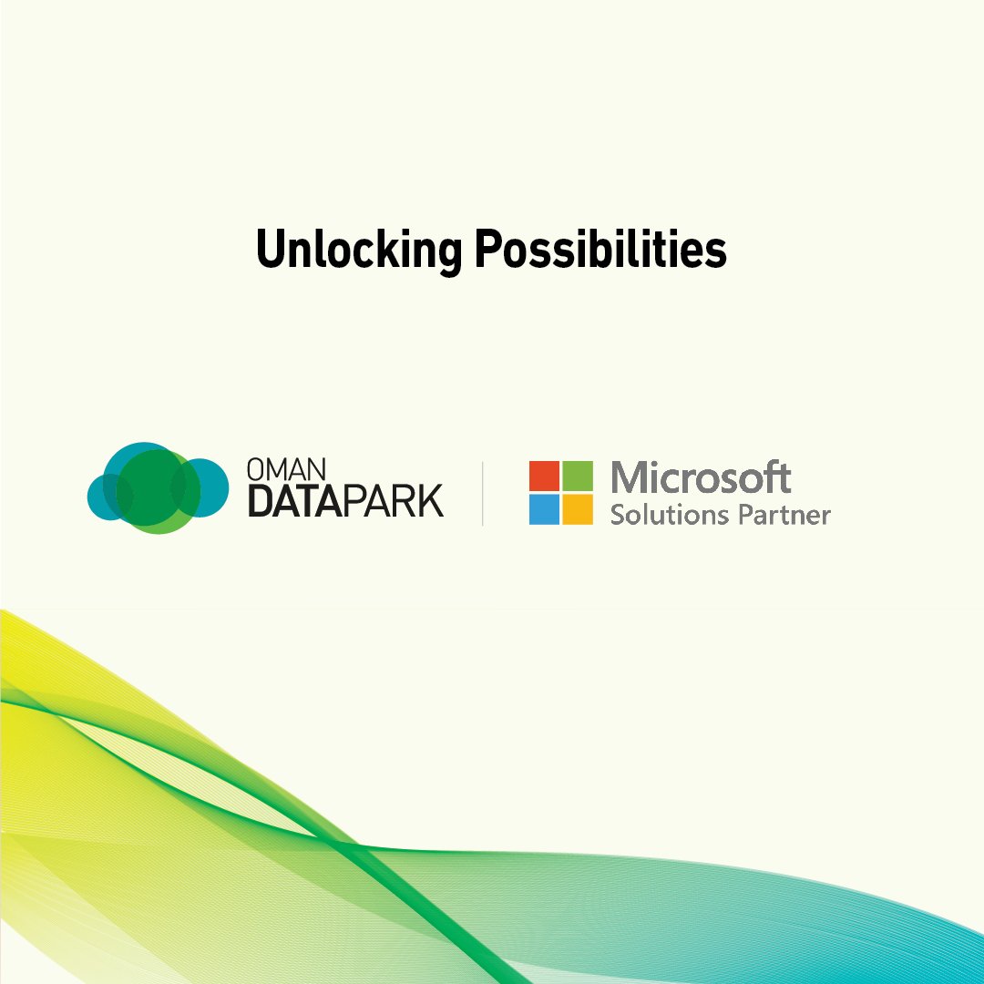 timesofoman's tweet image. Sponsored: 
Oman Data Park is proud to be an official Microsoft Solutions Partner.
This achievement demonstrates their technical capabilities, experience and ability to deliver successful customer outcomes aligned to the Microsoft Cloud.

@OmanDataPark

#MicrosoftSolutionsPartner…