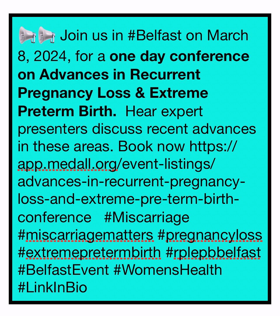 Advances in RPL and Extreme PTB Conference Belfast (@rplepbbelfast) on Twitter photo 