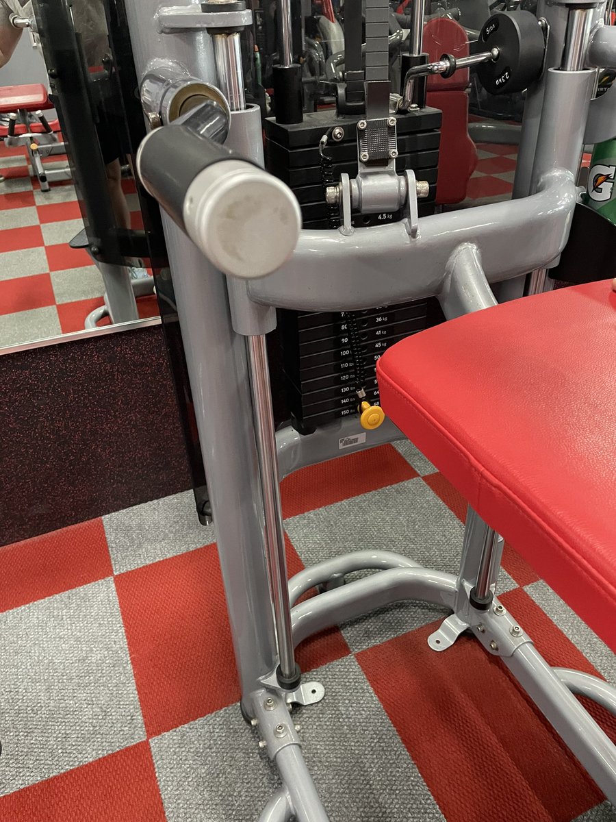 Back in the gym after some time off.  Glad to see I can lift the full stack on some of these machines. 
Let me know when you see it.😂