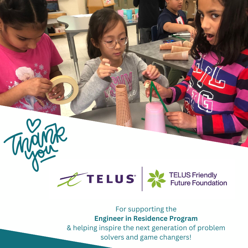 EngineersOfTomorrow (@engoftom) on Twitter photo Thank you to the <a href="/TELUS/">TELUS</a> <a href="/FriendlyFuture/">TELUS Friendly Future Foundation</a>! Your generous support helps us get more #engineers into more classrooms.
"The best part of volunteering is seeing the smiles and the curiosity spark!" Mike Stanzel - <a href="/EIRProgram/">EIR Program</a> volunteer
#FriendlyFuture
#volunteers Thank you to the <a href="/TELUS/">TELUS</a> <a href="/FriendlyFuture/">TELUS Friendly Future Foundation</a>! Your generous support helps us get more #engineers into more classrooms.
"The best part of volunteering is seeing the smiles and the curiosity spark!" Mike Stanzel - <a href="/EIRProgram/">EIR Program</a> volunteer
#FriendlyFuture
#volunteers