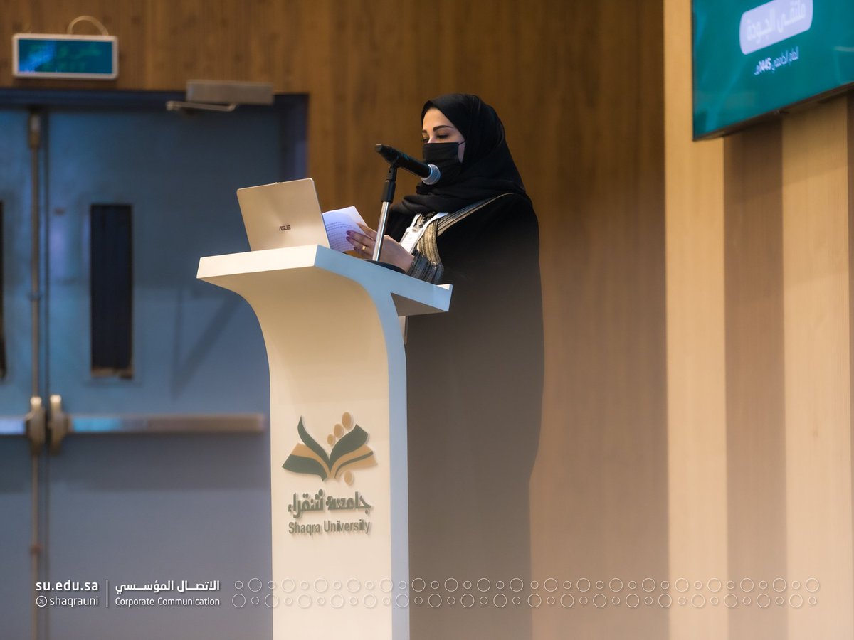ShaqraUni's tweet photo. برعاية رئيس #جامعة_شقراء د. علي بن محمد السيف، أقامت عمادة التطوير والجودة، "ملتقى الجودة" للعام الجامعي 1445هـ، لتسليط الضوء على أفضل ممارسات الجودة وتكريم المتميزين. https://t.co/vjflAalGmF