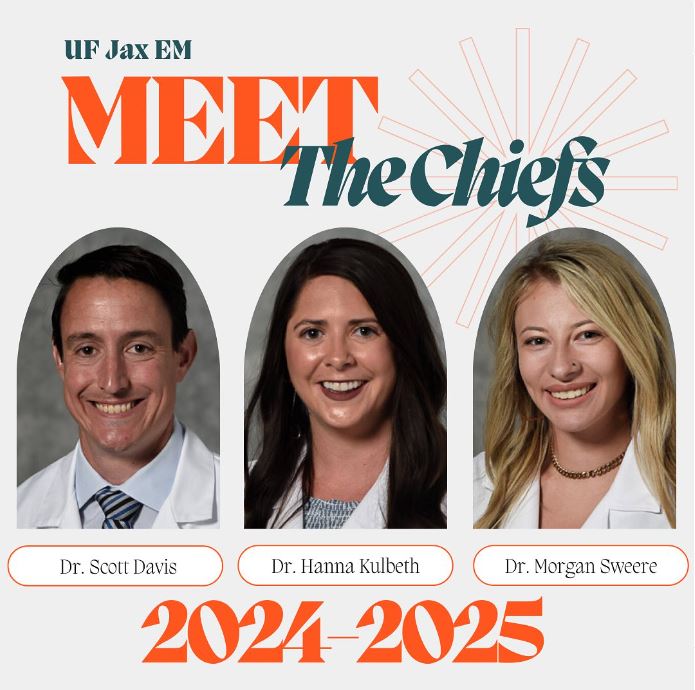 Congratulations to our newly elected emergency medicine chief residents for the 2024-2025 academic year! 🧡 💙