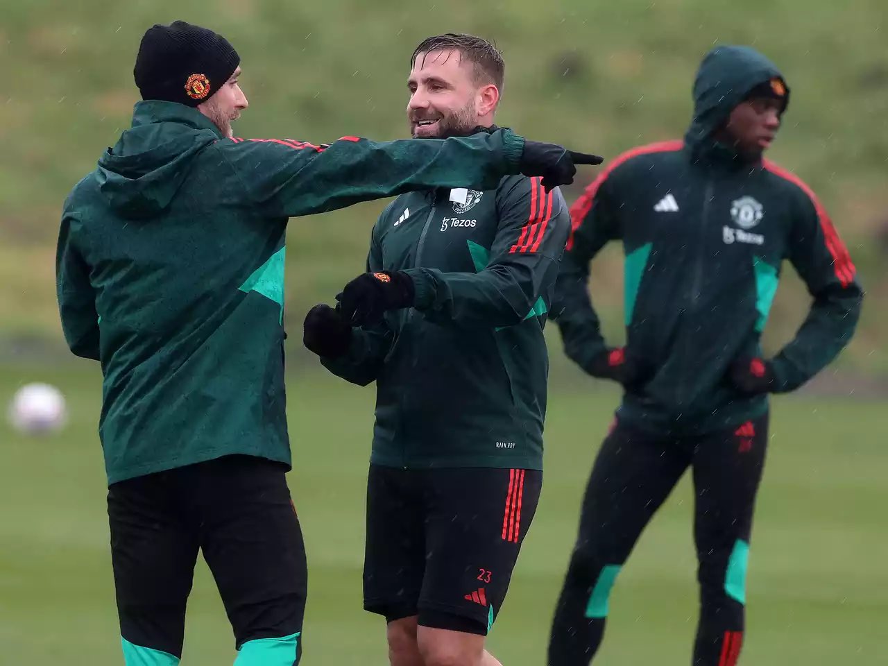The United Stand on X: "🚨 Harry Maguire and Luke Shaw have now been  pictured among the training group, although it is not yet clear if they  will be ready to play