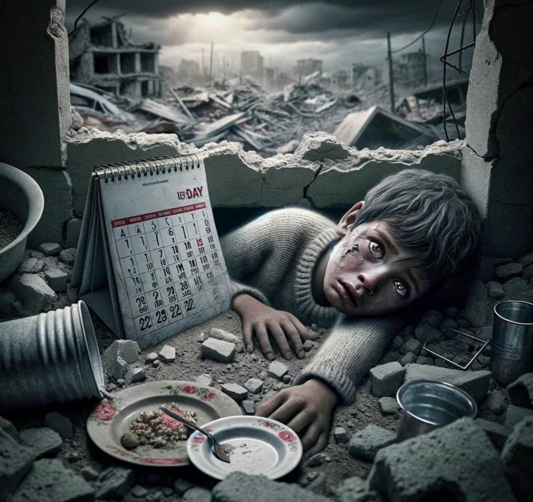 People in Gaza need food and water #GazaStarving