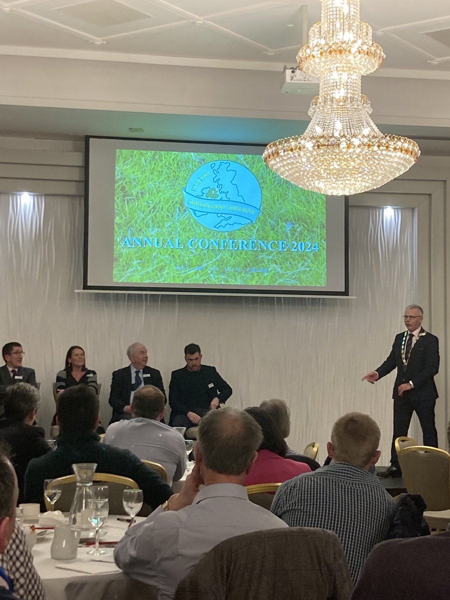 DavidLittle83's tweet photo. Final panel discussion at todays ⁦@UlsterGrassland⁩ conference on farm succession. Very informative day with a lot of take home messages ⁦⁦ https://t.co/bHOoSNexBa