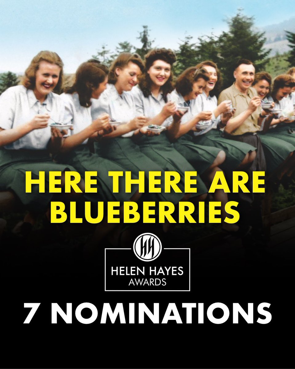 TectonicTheater's tweet image. Tectonic Theater Project’s “Here There Are Blueberries” has been nominated for 7 Helen Hayes Awards for the 2023 production at Shakespeare Theatre Company, including Outstanding Play! Congratulations to all the nominees!