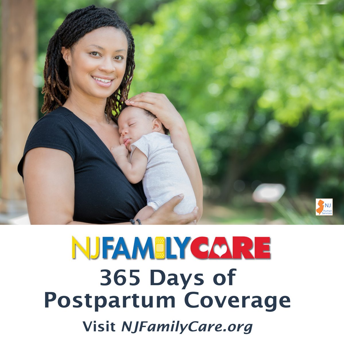 NJDHS's tweet photo. 🧵1/3 
It’s #MaternalHealthAwarenessDay! @GovMurphy Admin is committed to improving #maternalhealth by implementing
👶🏾Familycare365 1 year of post-partum coverage
👪PlanFirst increases access to family planning svcs
🤰🏽Doula svcs for better birth outcomes https://t.co/jGUcB51Q5Q https://t.co/NeUEM2Eq5g