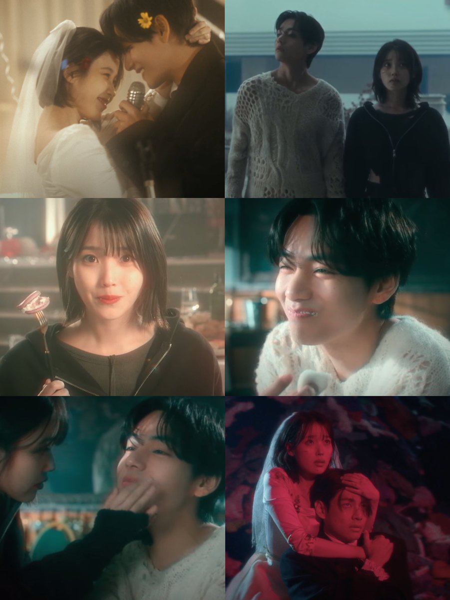 sevenrchive's tweet image. TAEHYUNG AND IU IN ‘LOVE WINS ALL’ MV!