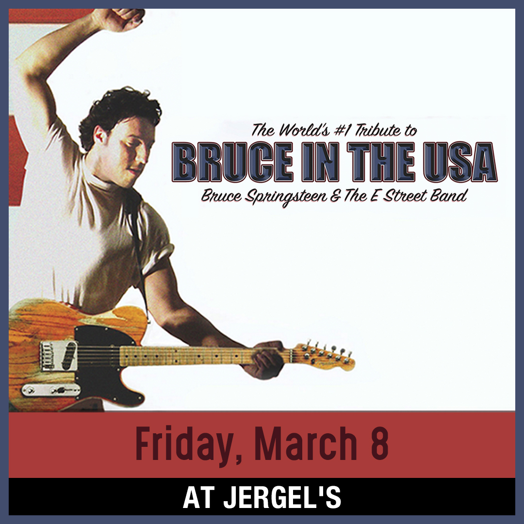 NEW SHOW 🚨 @BruceInTheUSA - A Tribute to Bruce Springsteen & The E Street Band at @Jergels on March 8th! ⏰ Tickets go on sale January 26th at 10am! 🎟️ bit.ly/BruceInTheUSAJ…