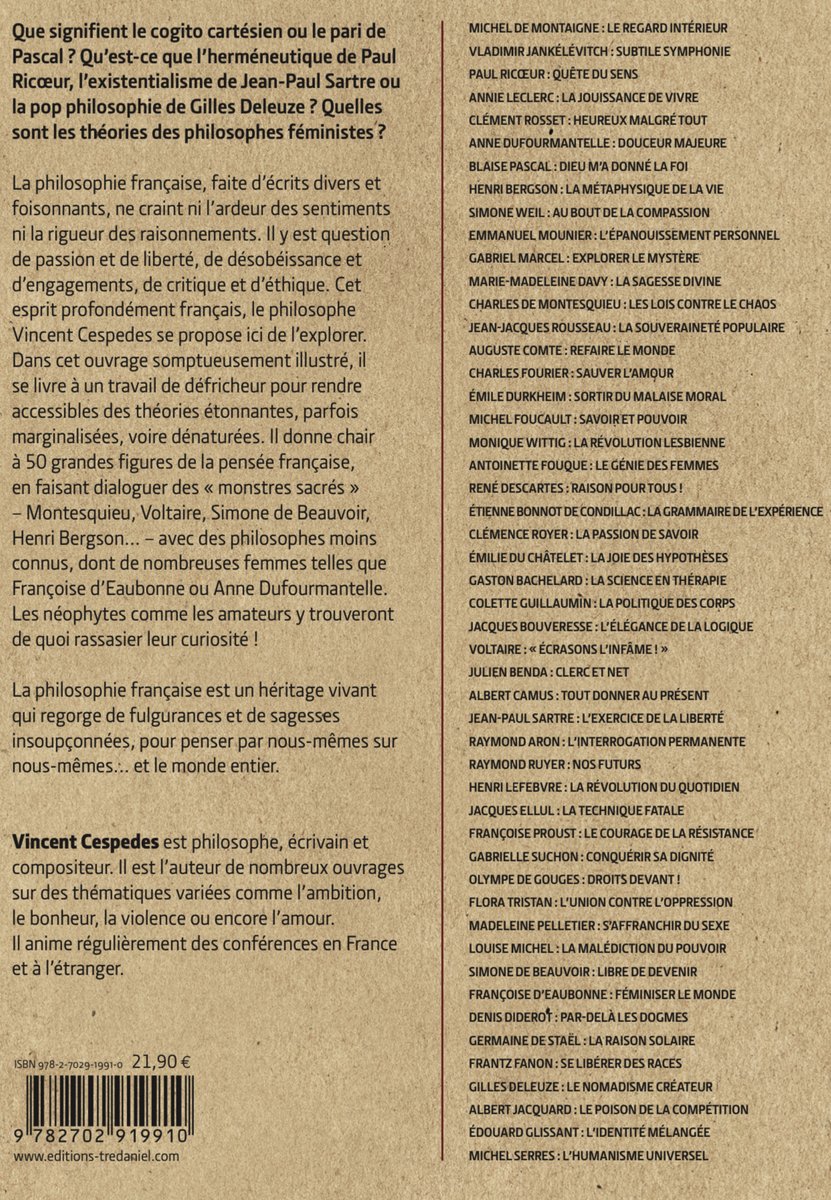 VincentCespedes's tweet photo. 50 philosophes français
18 femmes
#philosophie #philofrance🇫🇷 #féminisme https://t.co/SMcis7MGeY