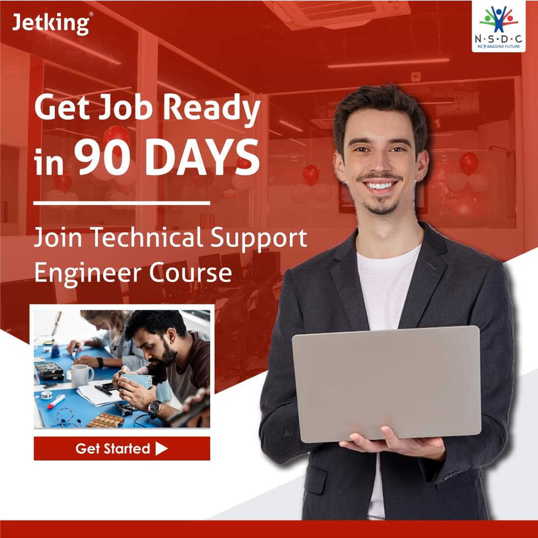 neeraj69in's tweet image. Transform your career in just 90 days with Jetking&apos;s TSE course! 🚀 Gain the skills you need to get job-ready and embark on a successful professional journey. 
Don&apos;t miss out on this opportunity to boost your career prospects!💼

#JetkingTSE #GetJobReady #SkillDevelopment #Career