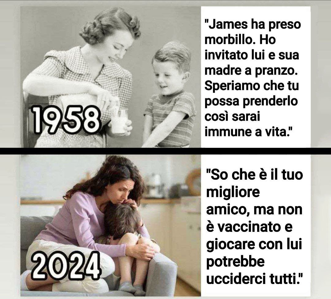 Come cambiano i tempi😏
Avuto tutte le malattie esantematiche entro i 10 anni, proprio così😜