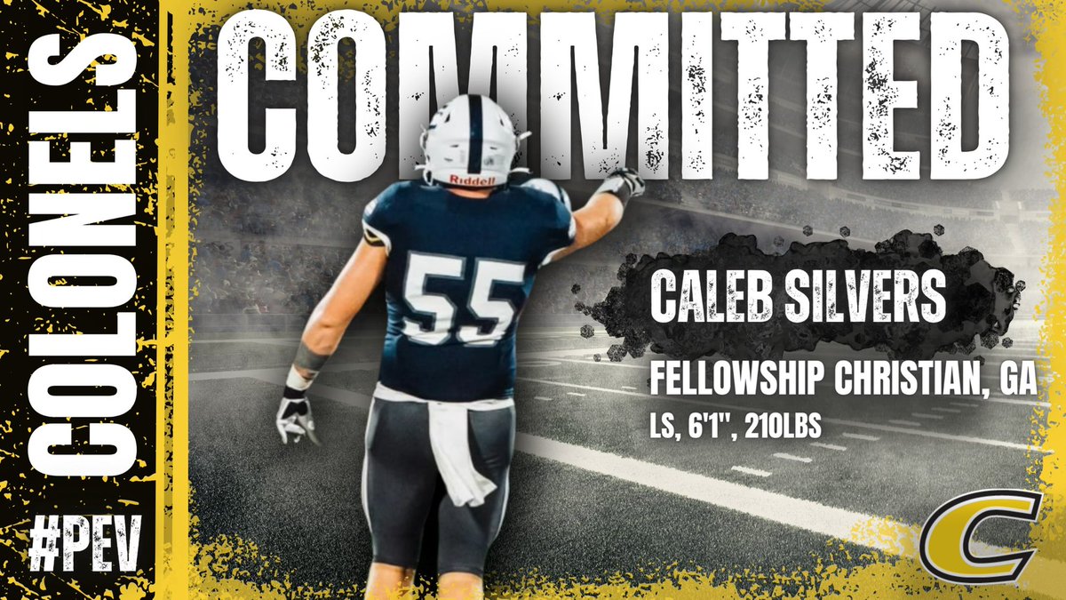 Caleb Silvers (@calebsilvers4) on Twitter photo Excited to announce my commitment to <a href="/CentreC/">Centre College</a> I’d like to thank God and everyone who supported me! <a href="/CoachAndyFrye/">Andy Frye</a> <a href="/RickFoxFB/">Rick Fox</a> <a href="/CoachSimmons_CC/">Nate Simmons</a> <a href="/WBramel/">Coach Will Bramel</a> <a href="/lachendro1/">Coach Lachendro</a> <a href="/CoachLash/">Shawn Lashbrook</a> <a href="/RobertCouch/">Robert Couch</a> <a href="/Bamasnap/">Coach Jackson Cook</a> <a href="/StevenNixon10/">Steven Nixon</a> <a href="/CoachJT1515/">John Thompson</a> <a href="/dlowery44/">David Lowery</a> <a href="/coachmitchler/">Zach Mitchler</a> <a href="/MCDSeigler/">(Mr./Coach/Dr.) Brandon Seigler, Ph.D., Ed.S. 🇺🇸</a> <a href="/BigWillie7179/">Willie Anderson</a> Excited to announce my commitment to <a href="/CentreC/">Centre College</a> I’d like to thank God and everyone who supported me! <a href="/CoachAndyFrye/">Andy Frye</a> <a href="/RickFoxFB/">Rick Fox</a> <a href="/CoachSimmons_CC/">Nate Simmons</a> <a href="/WBramel/">Coach Will Bramel</a> <a href="/lachendro1/">Coach Lachendro</a> <a href="/CoachLash/">Shawn Lashbrook</a> <a href="/RobertCouch/">Robert Couch</a> <a href="/Bamasnap/">Coach Jackson Cook</a> <a href="/StevenNixon10/">Steven Nixon</a> <a href="/CoachJT1515/">John Thompson</a> <a href="/dlowery44/">David Lowery</a> <a href="/coachmitchler/">Zach Mitchler</a> <a href="/MCDSeigler/">(Mr./Coach/Dr.) Brandon Seigler, Ph.D., Ed.S. 🇺🇸</a> <a href="/BigWillie7179/">Willie Anderson</a>