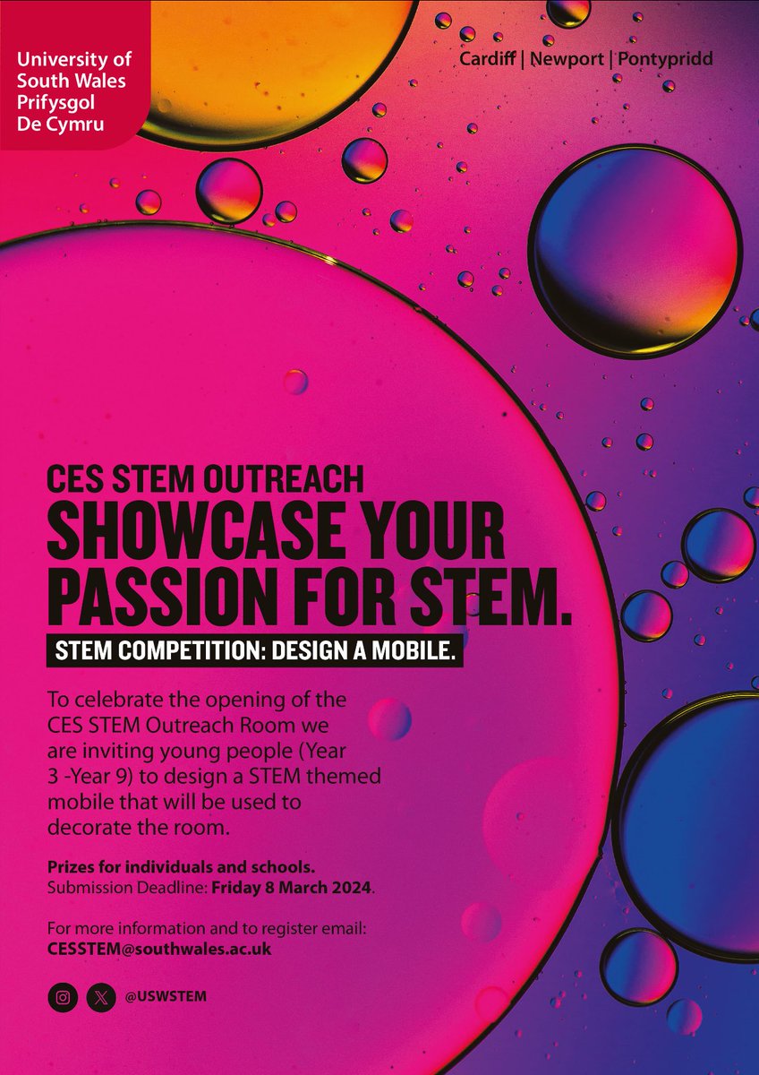 Showcase your passion for STEM with this competition for students in years 3-9  👇

<a href="/USWSTEM/">USWSTEM</a>