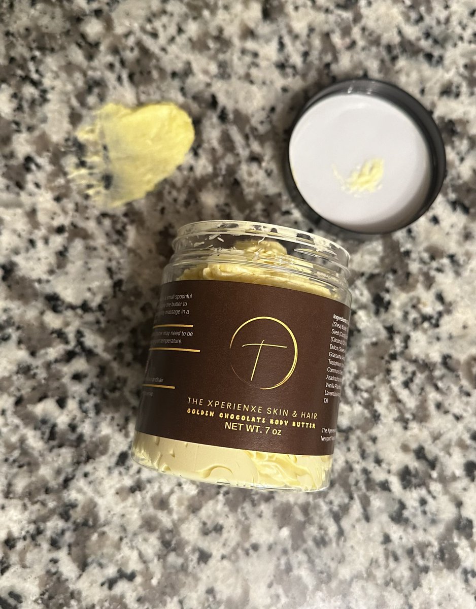 It's good to be back and better than EVA! 🖤🤎✨ We know how long you’ve been waiting for the return of #THEXPERIENXE and now tha wait is OVA‼️ The Golden Chocolate Body Butter has officially pulled up to the scene. This butter works for all skin types heavy on sensitive skin 😘
