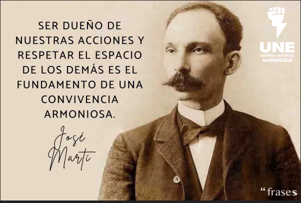 📷Frases de nuestro Apóstol José Martí.
#eléctricosmayabeque
#ElectricosPorCuba