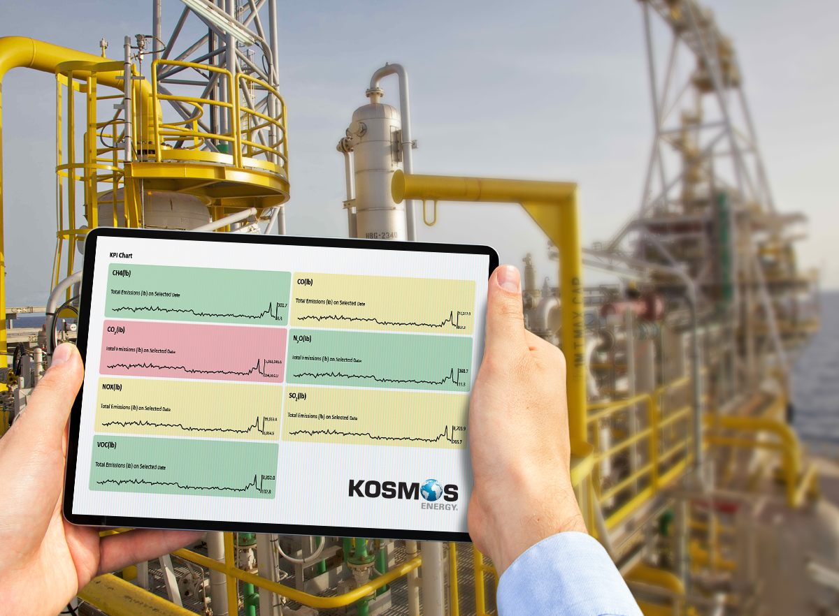 Tracking emissions is critical to understanding our impact on the environment. Kosmos developed our Environmental Reporting Application to track real-time data that produces more accurate reports to inform ongoing emission reduction initiatives. jpt.spe.org/digital-soluti…