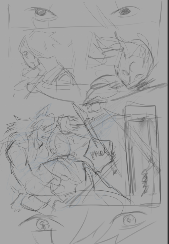 i wanna draw this comic but stuff happen so, 