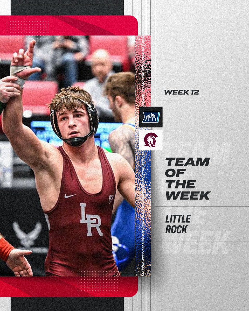 NCAAWrestling's tweet image. NCAA Team of the Week

#NCAAWrestling x @LittleRockWRES
