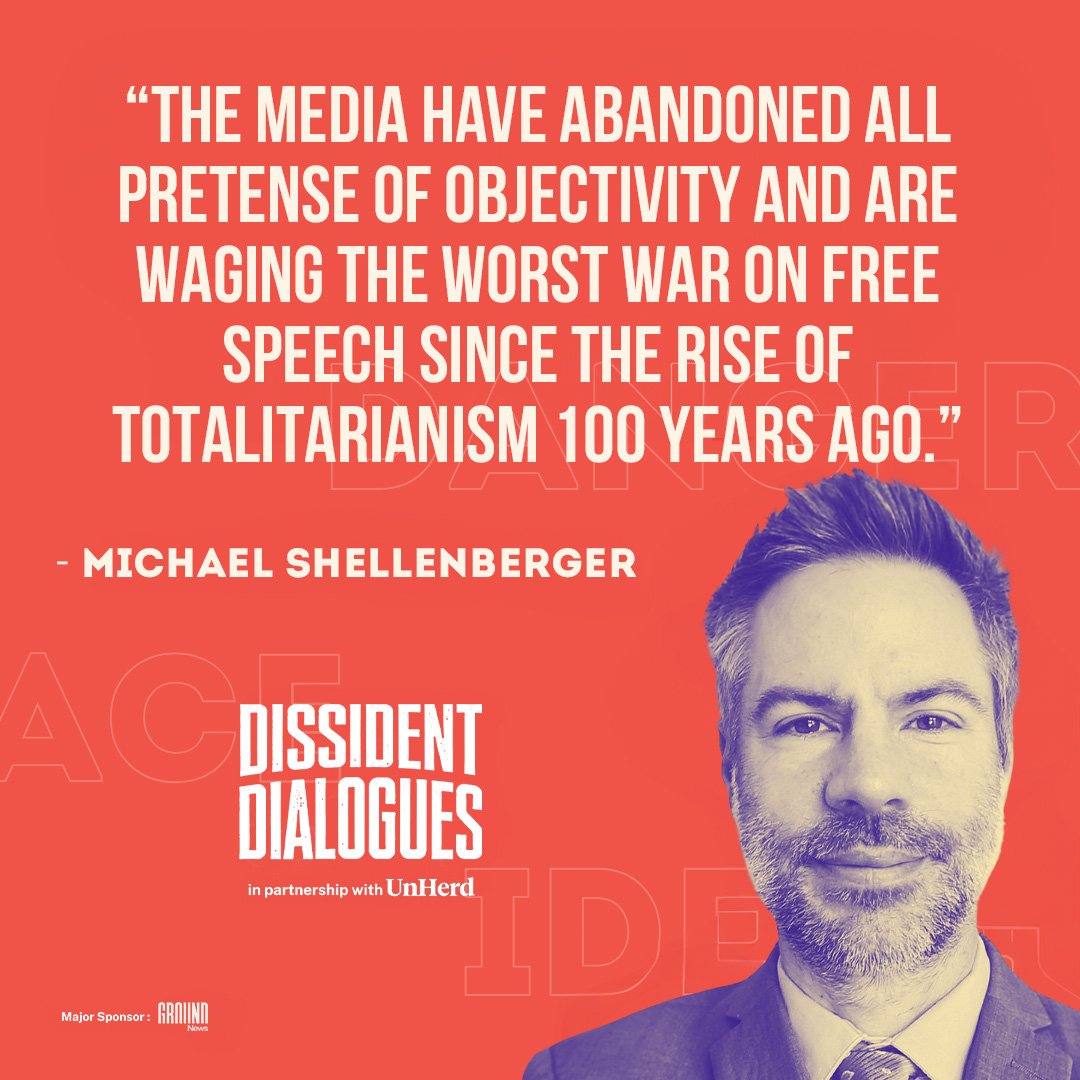 .@shellenberger has been an outspoken critic of media-bias. Is the media really as corrupt as shellenberger thinks? Why is media objectivity essential for the functioning of civil society? Come find out at Dissident Dialogues - A Place for Dangerous Ideas! Sign up at…