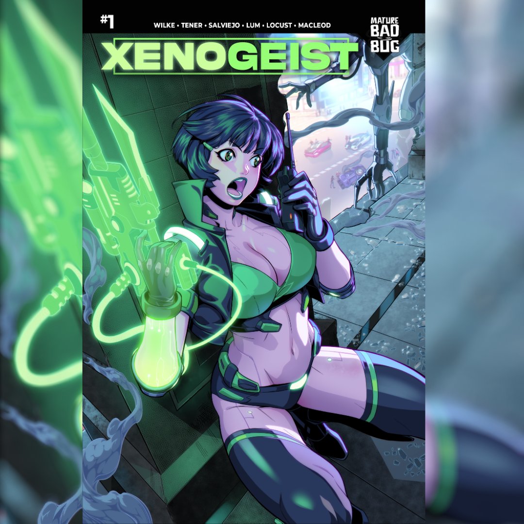 _badbugmedia's tweet photo. 3 days left now to back our very first issue of "XenoGeist" on Kickstarter. 

Featuring Cover E - artwork by Xong Bros.

Nice and naughty versions available. 

Link in bio. https://t.co/YtiZKav1vf