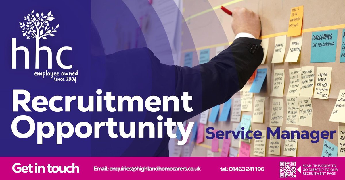 ⭐Service Manager - Complex Needs ⭐

Reporting to: Head of Operations
Salary/Hourly rate: £43,100 per annum
Contract: Full-time/Permanent
Location: Inverness
Hours: 37.5
Closing date: Wednesday 31st January 2024

Apply now via: hhc-careers.co.uk/opportunities/…