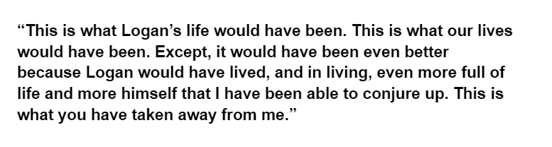 The Grenfell Testimony Week started with Marcio Gomes - whose son Logan was stillborn after the fire - imagining the six years of him growing up: his first smile, his first birthday, his first day at nursery, his first goal for the local football team. He then said this: