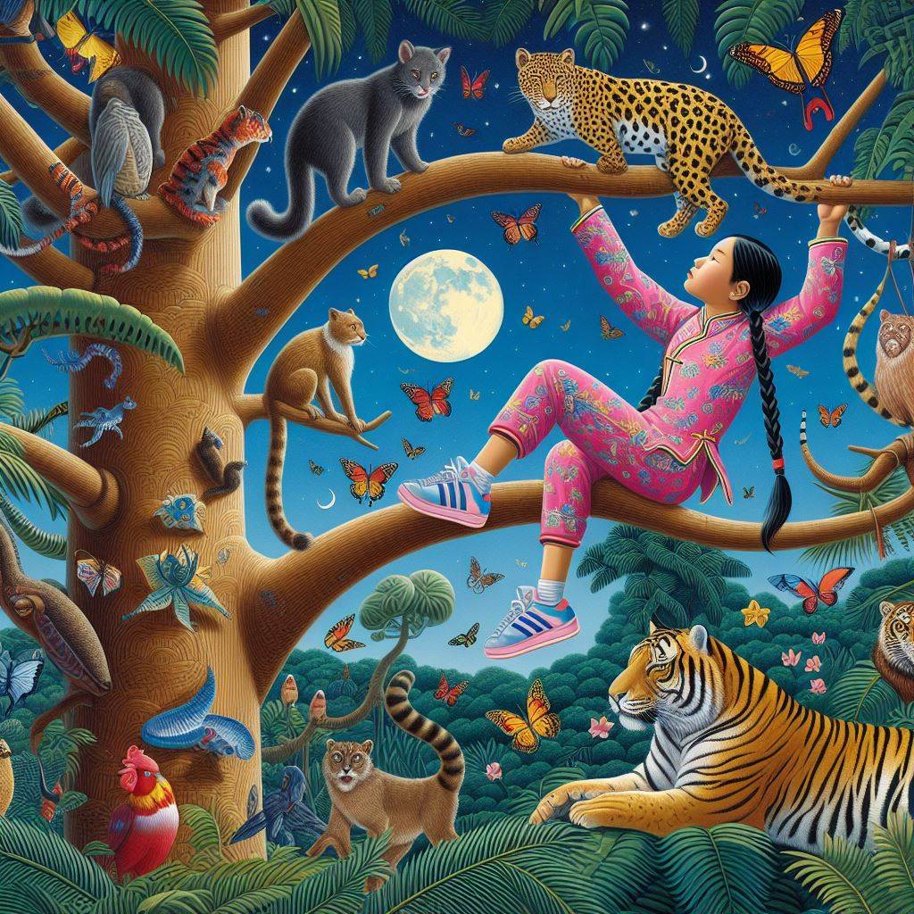 lalunayelfuego's tweet image. Three new pieces on my AI journal --&amp;gt; objkt.com/@moonfire

All 1/1 💖🌈🌒 #aiart #rawai #dalle3 #ai