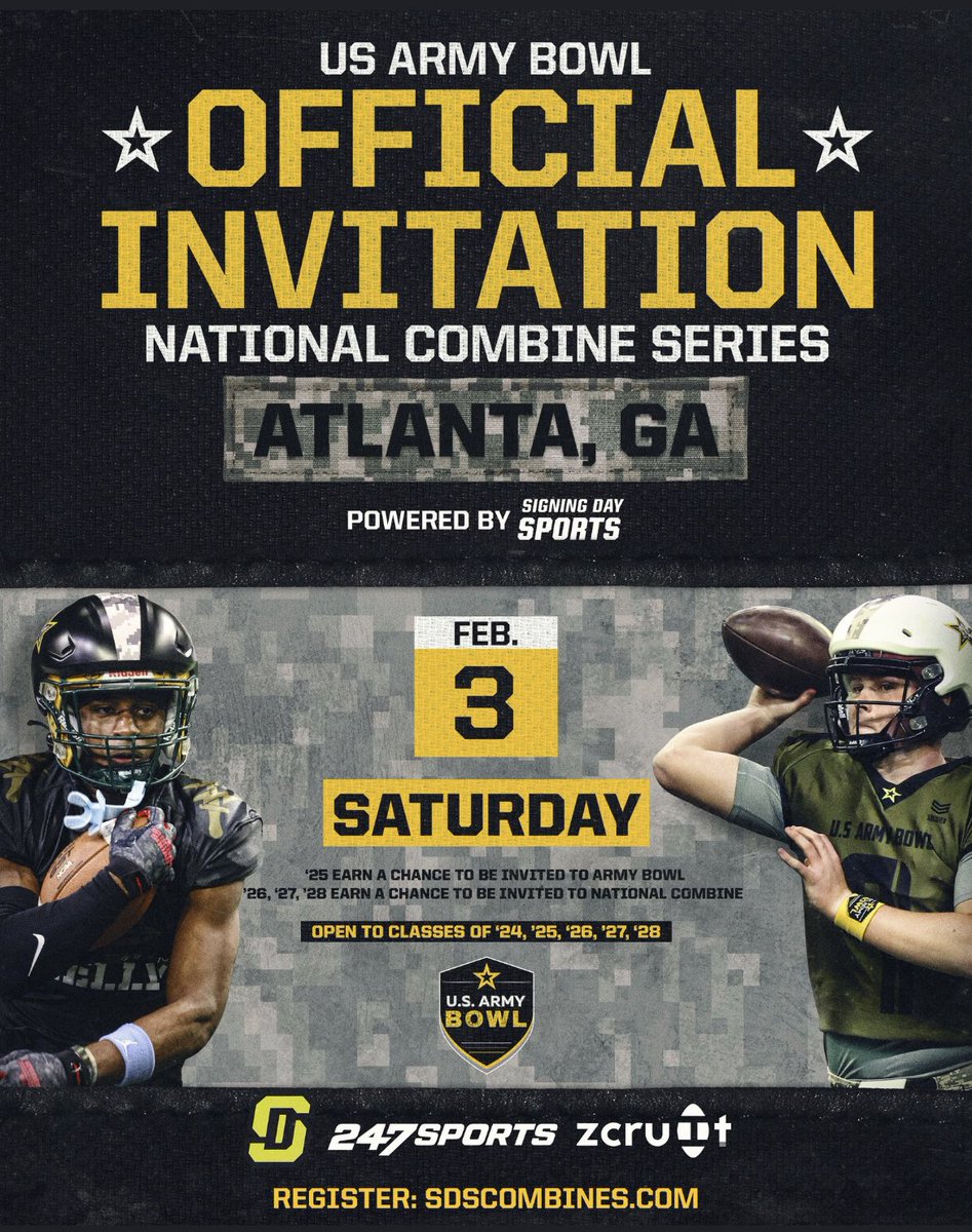 Austin Beck (@austin_beck14) on Twitter photo Thank you <a href="/jrutkowski288/">Justin Rutkowski</a> for the invite to compete at the <a href="/USArmyBowl/">Military Appreciation Bowl Week</a> National Combine in Atlanta, GA. Thank you <a href="/jrutkowski288/">Justin Rutkowski</a> for the invite to compete at the <a href="/USArmyBowl/">Military Appreciation Bowl Week</a> National Combine in Atlanta, GA.