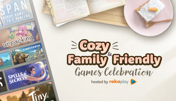 rokaplayHQ's tweet photo. 📃DEVS: Submit your game NOW!📃

Cozy &amp; Family Friendly Games Celebration is going into the next round. 

This year we want to celebrate Cozy &amp; Family Friendly Games with you again. This time even with an award section.

Submit your game NOW: https://t.co/kCE3CWOkW9 https://t.co/6W3UKMxtMp