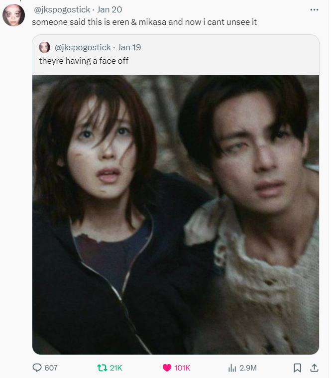 LadyBelleelmore's tweet photo. Eremika really is THE popular anime couple. They will be an iconic example for 10 years to come. https://t.co/VhHsfFuduB
