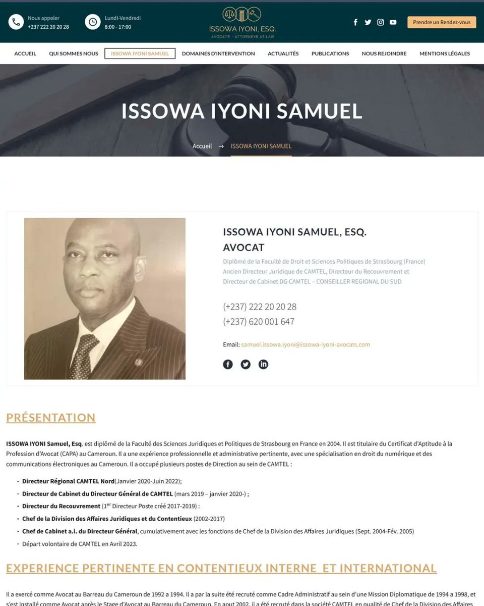 WebFreeCm's tweet image. Faites le choix de créer votre site web pour gagner en visibilité sur internet et rentabiliser votre activité.

webmaster-freelance.cm
 wa.me/237696986083
 𝒓𝒂𝒐𝒖𝒍𝒄𝒉𝒆𝒖𝒅𝒋𝒊𝒐@𝒘𝒆𝒃𝒎𝒂𝒔𝒕𝒆𝒓-𝒇𝒓𝒆𝒆𝒍𝒂𝒏𝒄𝒆.𝒄𝒎

#web #webmaster #Digital #DigitalMarketing