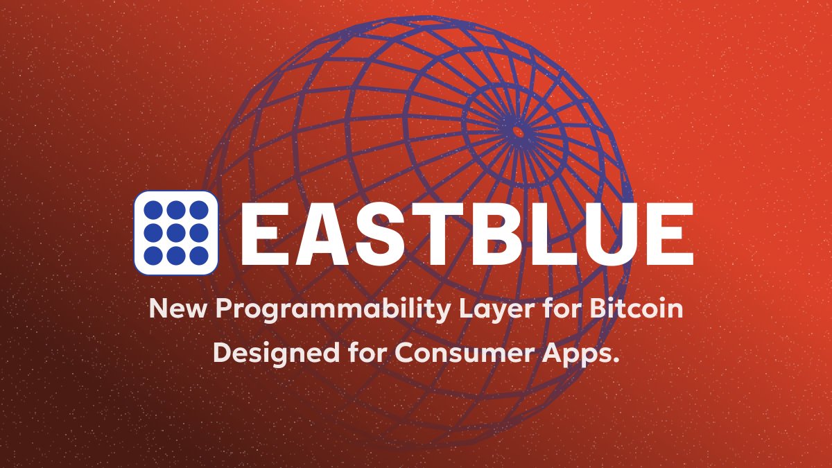 EAST Blue is scaling $BTC for consumer apps and everyday use, designed for mass adoption. Our goal: Making Bitcoin cheaper, faster, and better to bring 1 billion people into the Bitcoin ecosystem. Buckle Up. 🪂