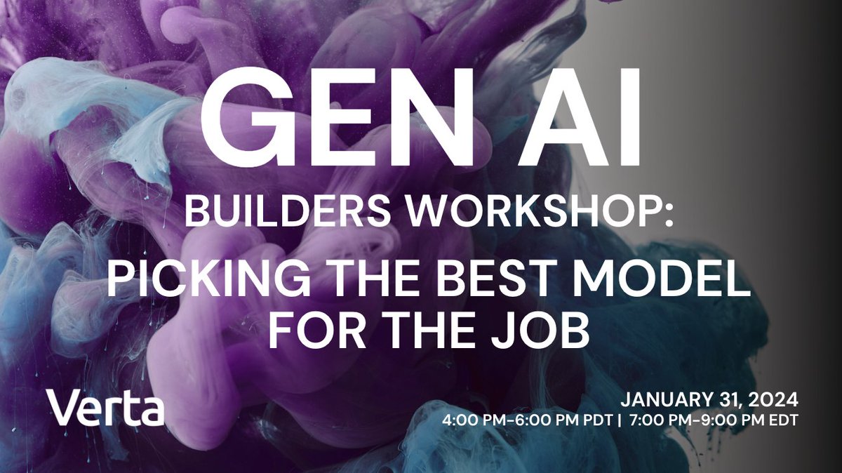 With so many model updates happening on a daily or weekly basis (we’re looking at you, Gemini), how do you evaluate them all in a standard, efficient, and less chaotic way? 

Come see how to pick the best model for the job at our upcoming Workshop.

👉 hubs.li/Q02hqF0-0