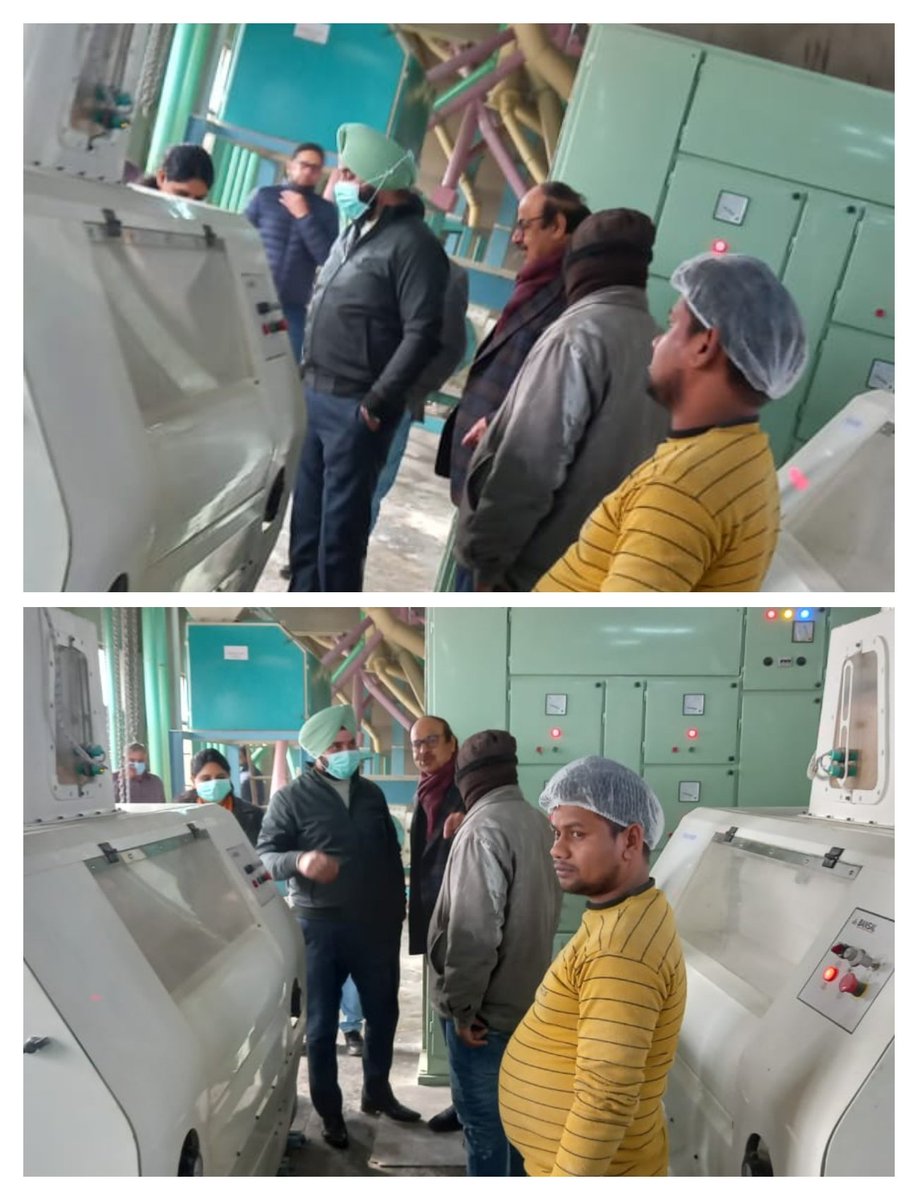 Labour Commissioner visited automated flour mill at Gangyal.During interaction it was observed that cordial relationship exists between management & workers.However,it was emphasized upon the management to ensure health & safety of workers. @CeeDeeSingh @OfficeOfLGJandK @diprjk