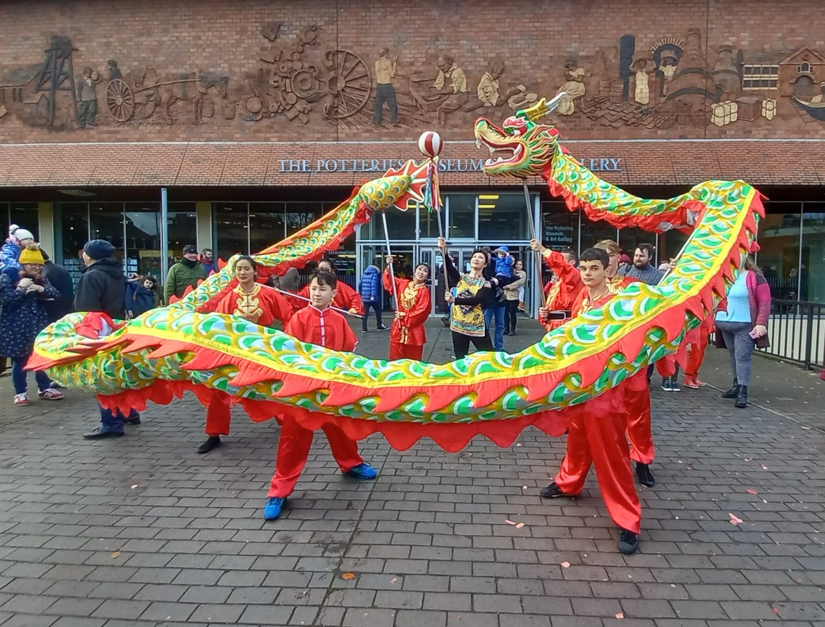 Our Chinese New Year celebrations this year will be on Sunday 11 Feb. Once again, the traditional Dragon Dance will start the festivities at 11am #VisitStoke #SoTCityCouncil