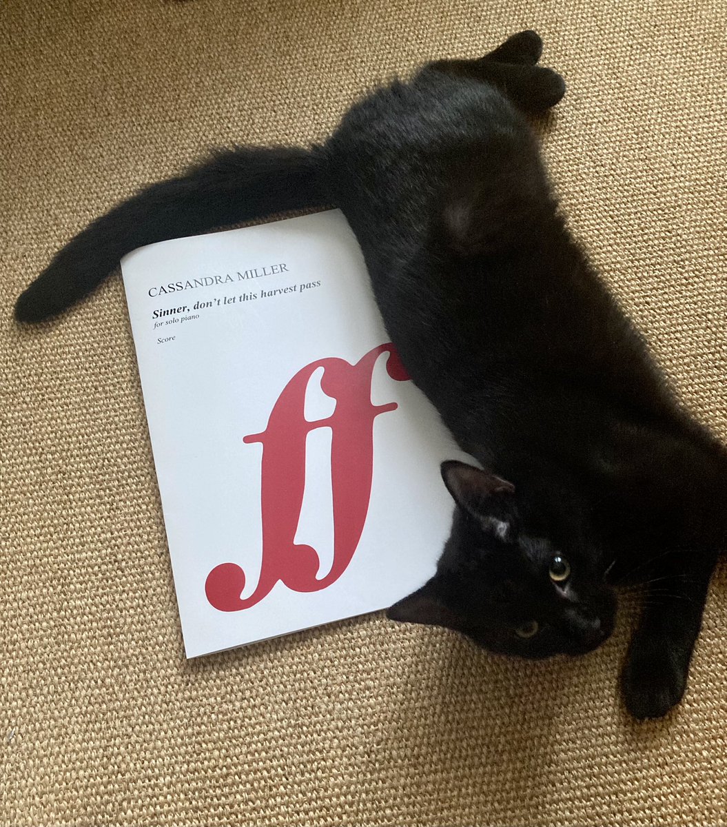 Thank you for my gift #cassandramiller and @Fabercomposers (cat not included)