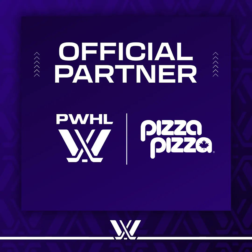 We are so excited and proud to be the first exclusive quick-service pizza sponsor of the newly formed @thepwhlofficial 🍕🏒
