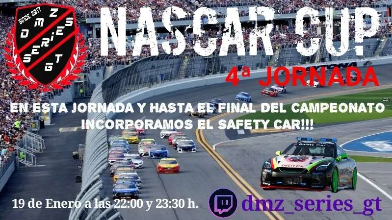 Después de la 4º jornada de la Nascar Cup de los chicos de <a href="/DmzSeries/">Campeonatos DMZ Series GT</a>, suerte dispar para los pilotos de <a href="/WizardsRacing/">Wizards Racing Team</a>. 
🚦 @FCFranchy clasifico 9º y no pudo terminar.
   En cambio nuestra piloto <a href="/lamorenocule/">Tere</a> 
 🚦Clasifico 12º y remonto hasta una mas que meritoria 4º plaza.