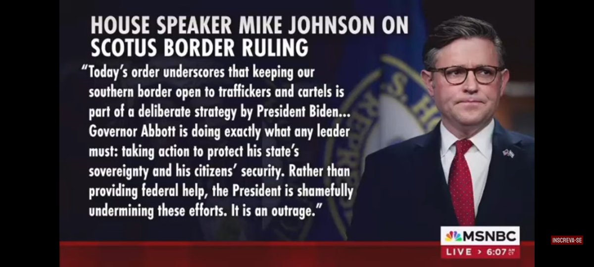 #DemVoice1 
#OurBlueVoice
#ProudBlue 
Speaker Johnson's comments on removing razor wire on the border.