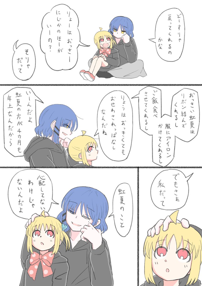 いじち にじか 5さいのすがた
のリョウ虹ちゃん 