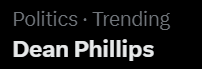 DropOutJoe2024's tweet photo. Dean is trending on Twitter. #DeanMachine #DeanPhillips #NHPrimary https://t.co/ZusVk5MiSV