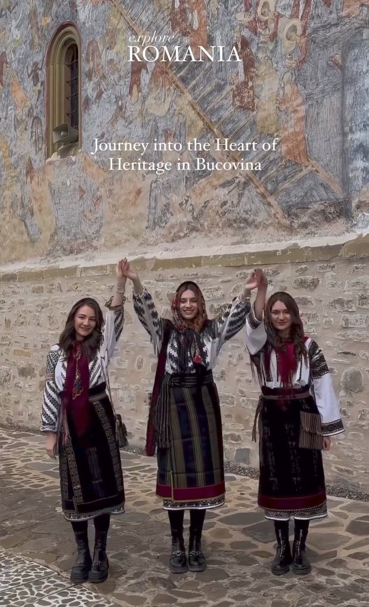 Travel_2Romania's tweet image. Ever wondered what time travel feels like?Nestled in the northern part of #România,#Bucovina is a tapestry of #monasteries,each a canvas of history&amp;amp;devotion.
Here,amidst these spiritual sentinels,the traditional textiles of the region aren't just fabric; 
1/2
#TraveltoRomânia