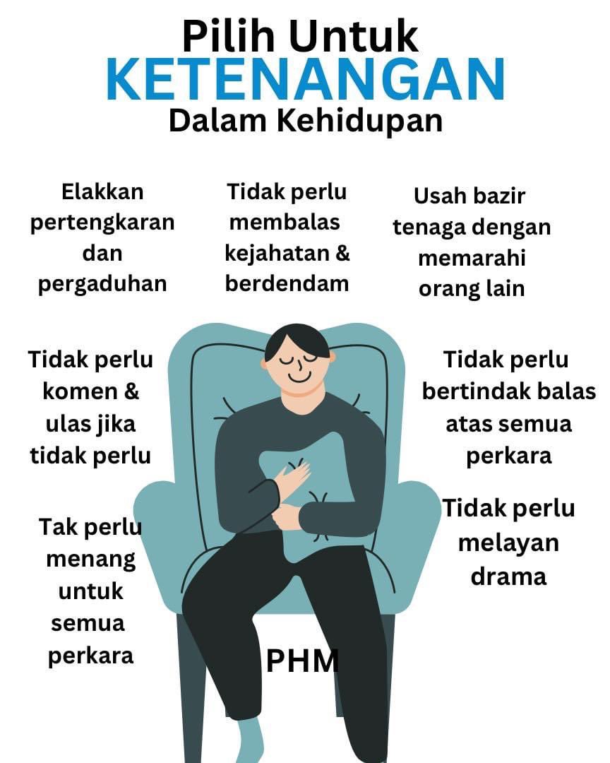 Public Health Malaysia (@health_malaysia) on Twitter photo Kematangan dalam emosi adalah apabila individu memilih untuk ketenangan mendahului segalanya. 
Anda diam bukan bermakna anda tewas atau kalah. Anda tidak membalas kejahatan bukan bermakna anda lemah. 
Thread. Kematangan dalam emosi adalah apabila individu memilih untuk ketenangan mendahului segalanya. 
Anda diam bukan bermakna anda tewas atau kalah. Anda tidak membalas kejahatan bukan bermakna anda lemah. 
Thread.