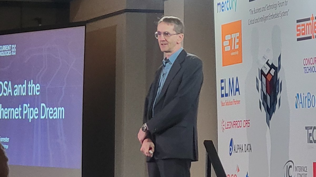 military_cots's tweet image. Nigel Forrester @ConcurrentPlc brings #ETT2024 through #Ethernet, time-sensitive #networking, and #futureproofing solutions
#SOSA #VPX #data @VITAStandards