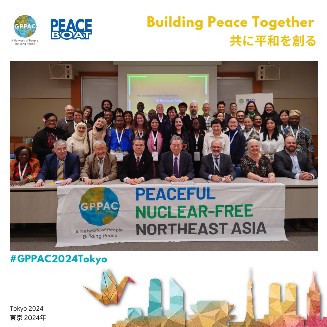 At #gppac2024tokyo, we weave together our knowledge for joint peacebuilding
impact.
-----------------------------
Au #gppac2024tokyo, nous unissons nos connaissances pour une consolidation conjointe de la paix
impact.