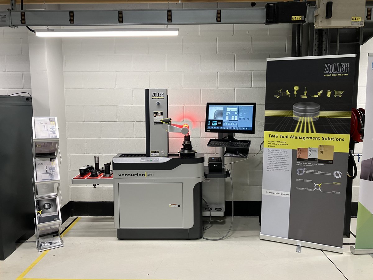 All set up and ready for tomorrow's @MakeUK_ Defence event at @UkHeller! 🤩 We are looking forward to the sold-out event at Heller UK's headquarters in Redditch! Make sure you stop by to discover how ZOLLER UK can add value into your #manufacturing processes 👏 #MakeUK #Defence