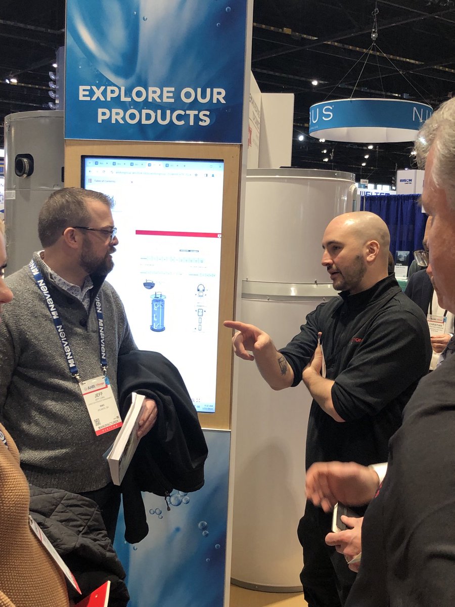 Day 2 of the ⁦<a href="/ahrexpo/">AHR Expo</a>⁩ in #Chicago. Come visit us at the #Ariston booth N1140. #heating #waterheating ⁦<a href="/ntiboilers/">NTI boilers</a>⁩