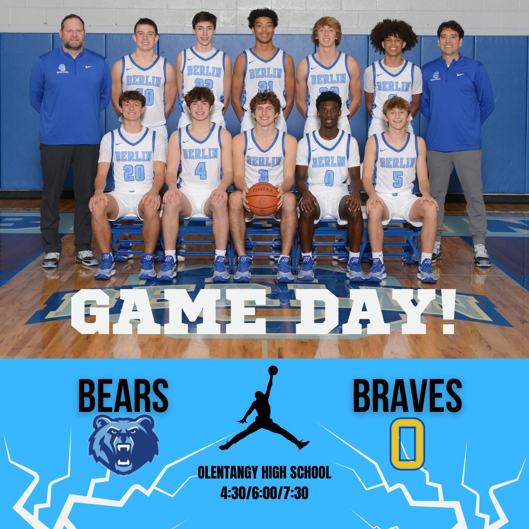 Olentangy Berlin Basketball (@clawsuphoops) on Twitter photo 🗣️GAME DAY!
🆚Olentangy Braves
📍Olentangy High School
⏰4:30/6:00/7:30
#ClawsUpHoops #BerlinPride #DoTheWork
🐻🔥💥💯
<a href="/BerlinBears_SS/">The Cave</a>
<a href="/Cheer_OBHS/">OBHS Cheerleading</a>
<a href="/BerlinBearsAD/">Olentangy Berlin High School Athletic Dept</a> 🗣️GAME DAY!
🆚Olentangy Braves
📍Olentangy High School
⏰4:30/6:00/7:30
#ClawsUpHoops #BerlinPride #DoTheWork
🐻🔥💥💯
<a href="/BerlinBears_SS/">The Cave</a>
<a href="/Cheer_OBHS/">OBHS Cheerleading</a>
<a href="/BerlinBearsAD/">Olentangy Berlin High School Athletic Dept</a>