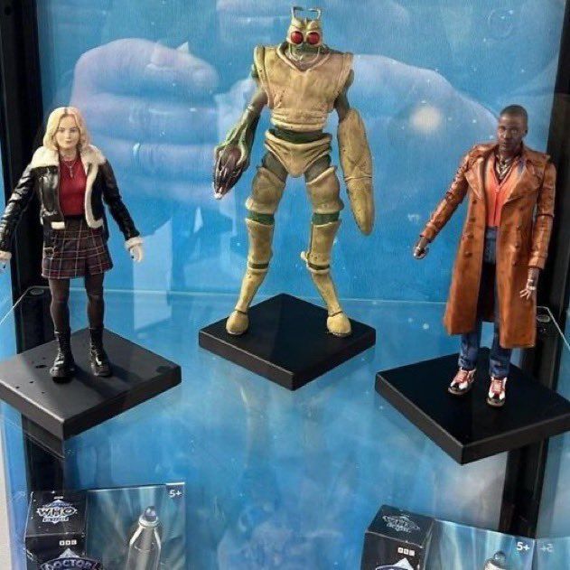 🚨 NEW - #DoctorWho Figures Appear At Toyfair!

Featuring The 15th Doctor (Ncuti Gatwa), Ruby Sunday (Millie Gibson) and a Wrarth Warrior from the 60th Anniversary Special 'The Star Beast'

🔷 These appear to be prototypes! As such, no price or release details!